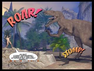 Cretaceous قضيب 3d مثلي الجنس فكاهي الخيال العلمي جنس فيديو قصة